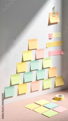 Back-to-School Study and Dorm Productivity: Wall Planner with Blank Stick