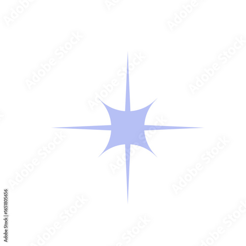 Shimmering light effect with bright, sharp points conveying magic, sparkle, and illumination for festive or creative designs.