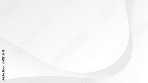 abstract white color gradient background with modern sweeping curved lines decoration