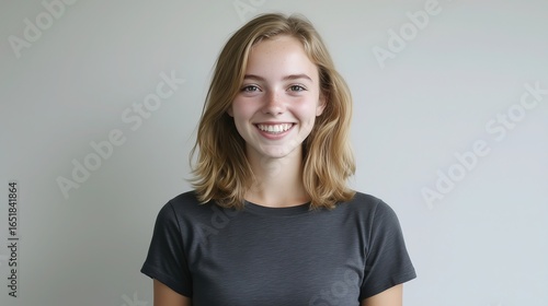 Natural Light Portrait of Smiling Woman
