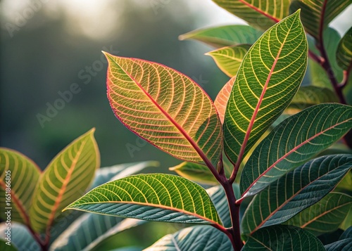 leaf with dew drops