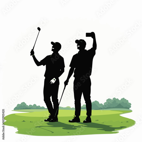 "Sunset Swing: A Perfect Round of Golf"