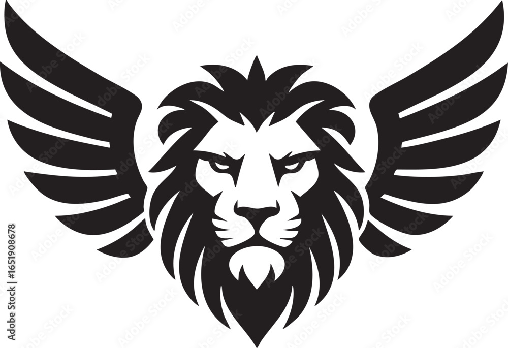 Fototapeta premium lion head mascot