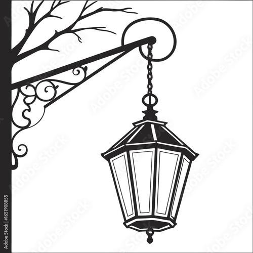 vintage street lamp