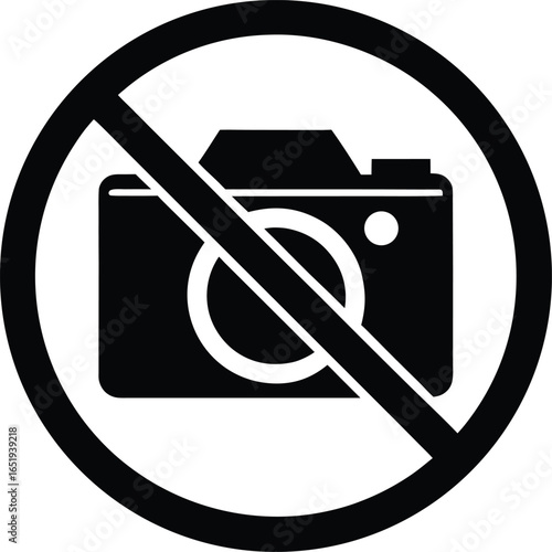 No Photography Silhouette Icon
