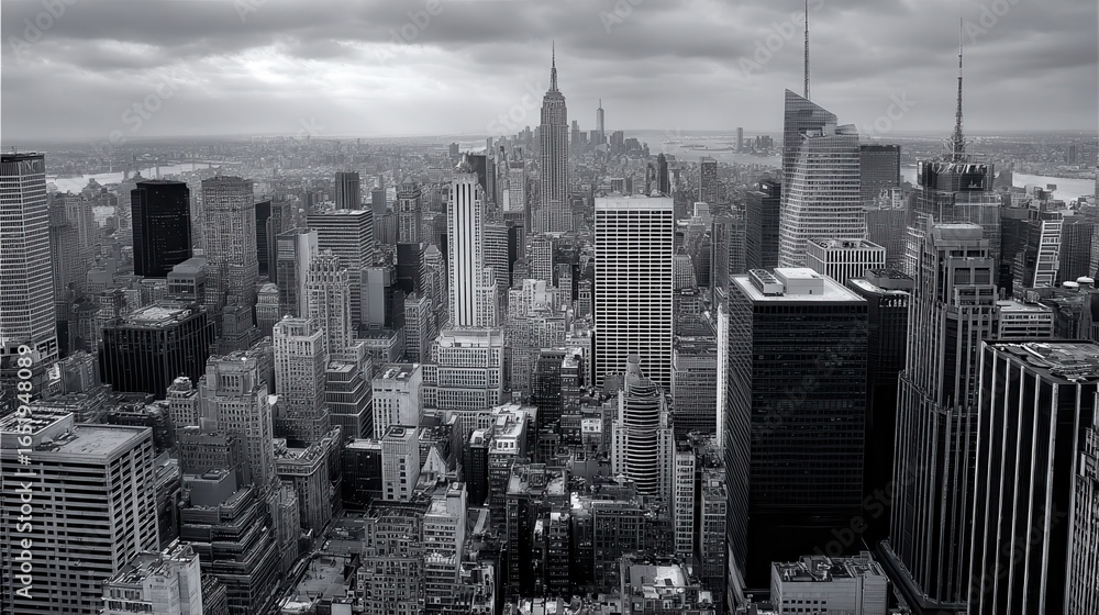 Naklejka premium New York City, Manhattan.