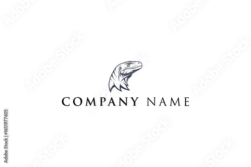 Monitor Lizard Head Logo