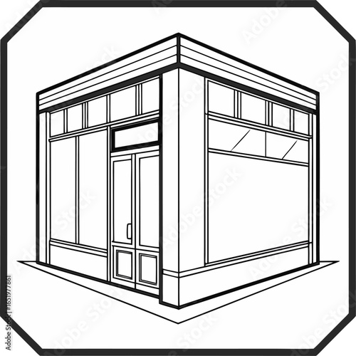 sketch of a window