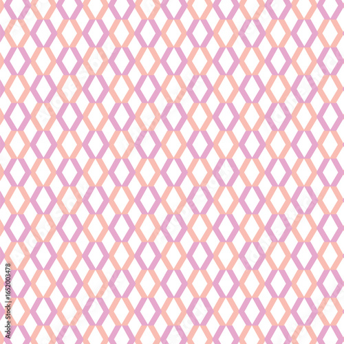 Repeating diamonds forming an elegant structure