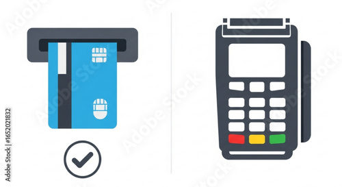 Credit card payment and pos terminal for financial transactions