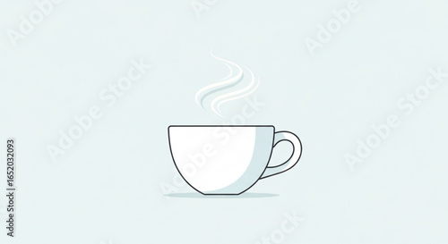 A simple cup of coffee, perfect for a quick caffeine fix or a cozy moment