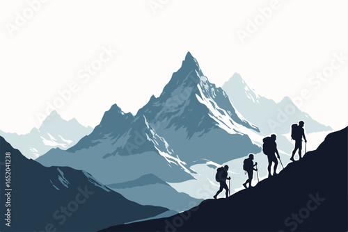 "Adventure Hike Through Mountain Peaks"