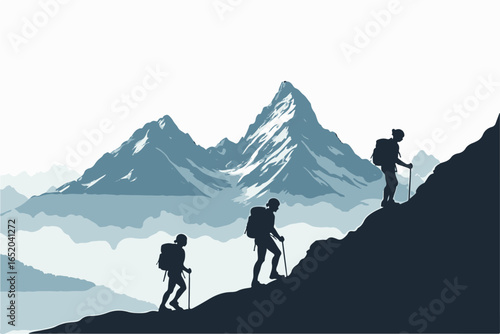 "Adventure Hike Through Mountain Peaks"