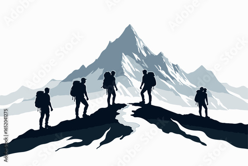 "Adventure Hike Through Mountain Peaks"