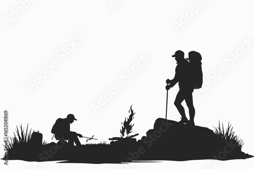 "Adventure Hike Through Mountain Peaks"