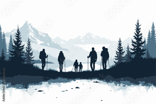"Adventure Hike Through Mountain Peaks"