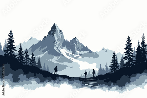 "Adventure Hike Through Mountain Peaks"