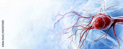 Angiogram medical imaging showcasing vascular diagnostics.