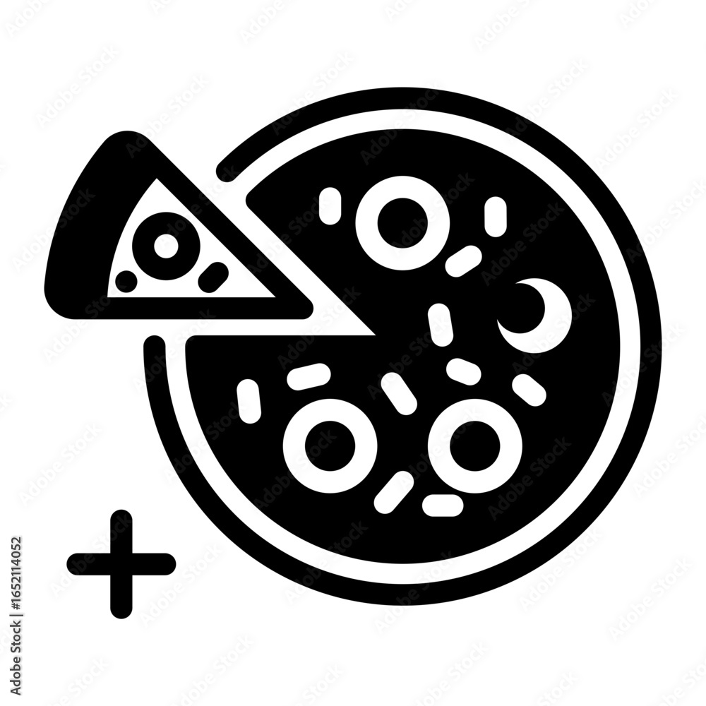 Obraz premium This Pizza icon is suitable for Food, World Culinary, etc.