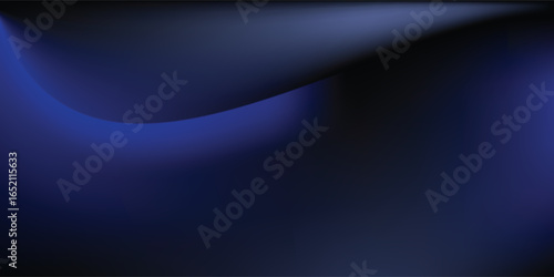 Abstract black blue wave futuristic design of landing page. retro gradient mesh style website design.eps 10