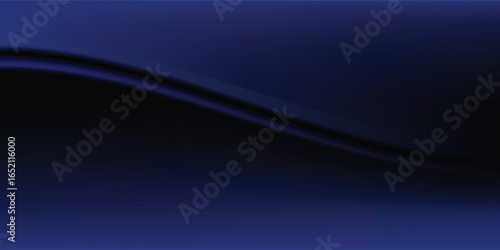 Abstract black blue wave futuristic design of landing page. retro gradient mesh style website design.eps 10