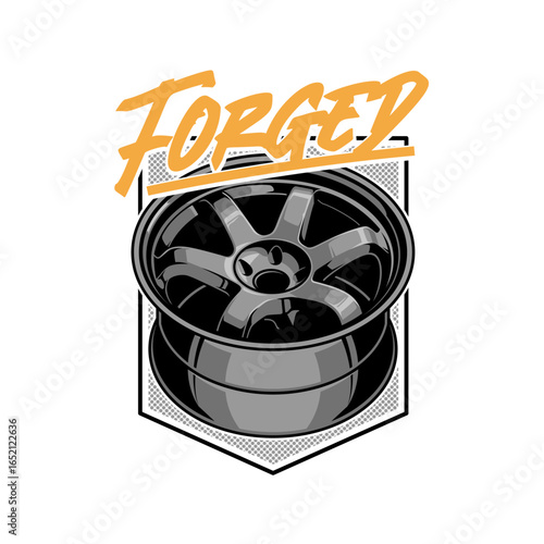 Forged Rim Whell Illustration