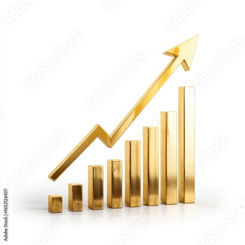 Gold chart showing upward trend