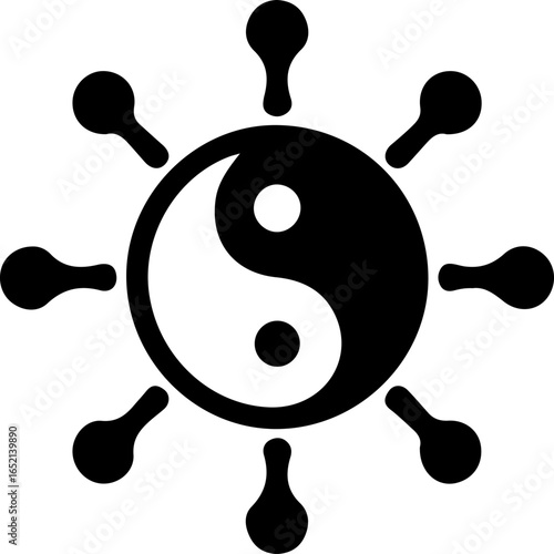 Yin Yang Symbol Set – Spiritual Balance Designs