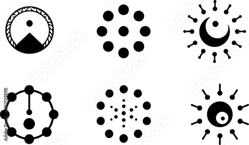 Yin Yang Symbol Set – Spiritual Balance Designs