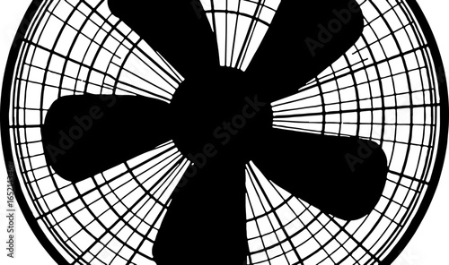 Electric Fan Icon – Cooling Appliance Symbol