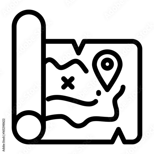 This Journey Map icon is suitable for Fantasy Adventure, Movie, etc.