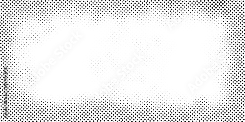 black dots on a white background that disappear vector illustration.