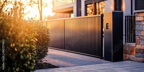 Innovative access control solutions for residential buildings using sliding gates. 