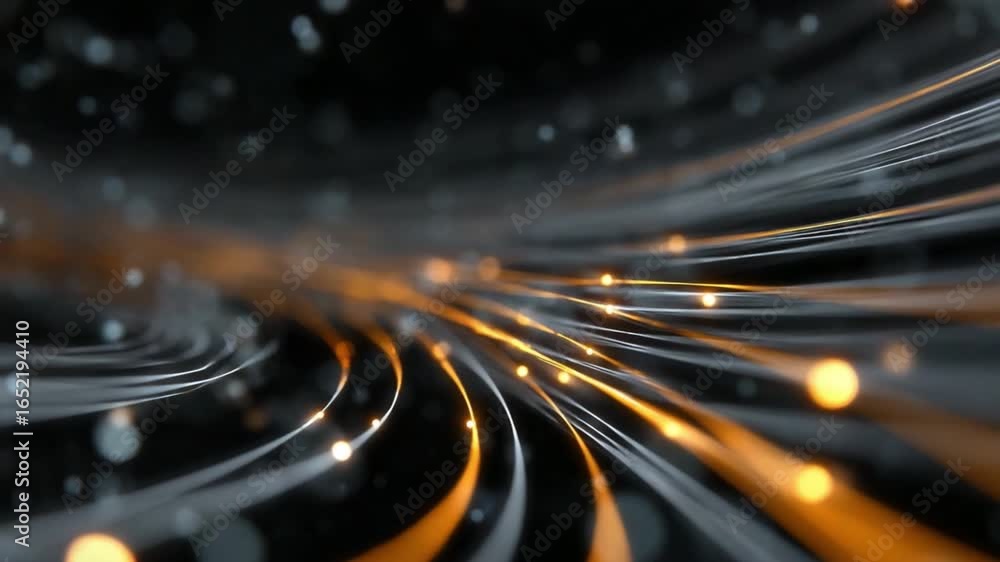 Data Highway: High-speed data streams flowing in a futuristic scene, illustrating the concepts of connectivity, innovation, and digital advancement.