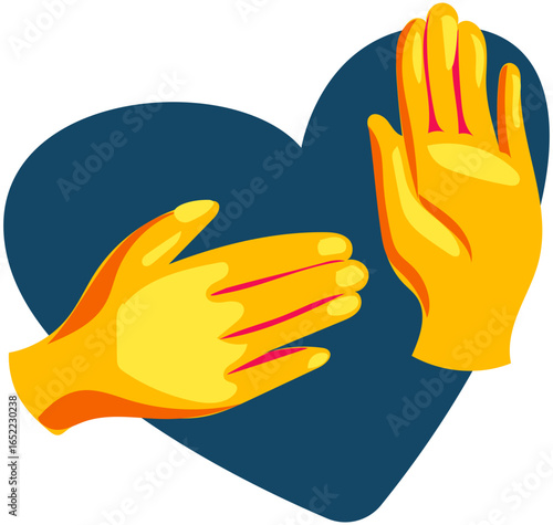Honesty Hand Sign Icon
