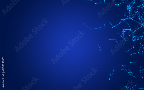  abstract digital background featuring glowing black plexus of interconnected points and lines. Represents big data, neural networks, and futuristic technology. Ideal for AI, blockchain