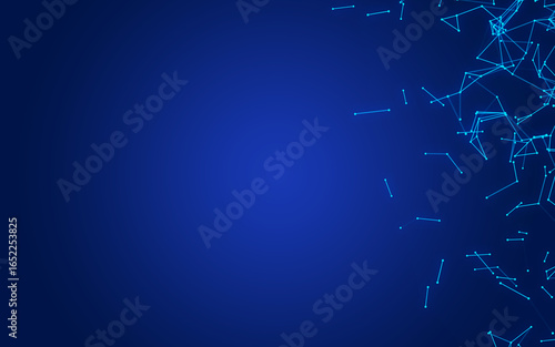  abstract digital background featuring glowing black plexus of interconnected points and lines. Represents big data, neural networks, and futuristic technology. Ideal for AI, blockchain
