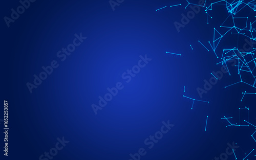  abstract digital background featuring glowing black plexus of interconnected points and lines. Represents big data, neural networks, and futuristic technology. Ideal for AI, blockchain