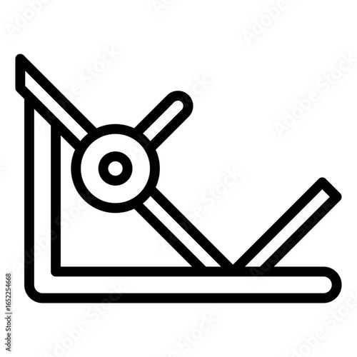 Leg Press  Icon Element For Design