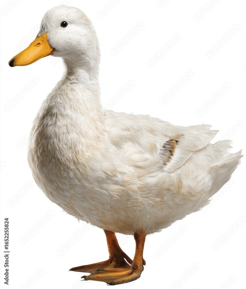 Fototapeta premium White duck profile