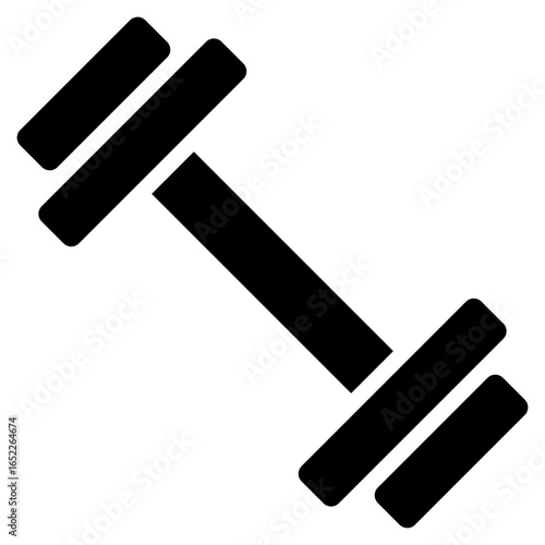 Dumbbell  Icon Element For Design