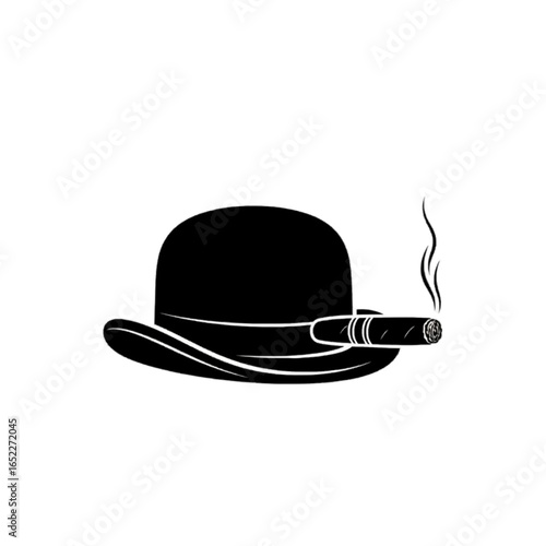 Cowboy hat isolated vintage fashion accessory in classic style