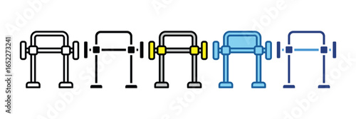 Smith Machine  Icon Element For Design