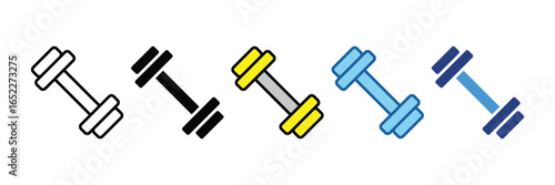 Dumbbell  Icon Element For Design