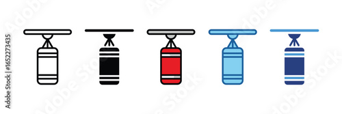 Punching Bag  Icon Element For Design