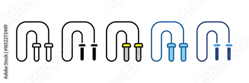 Jump Rope  Icon Element For Design
