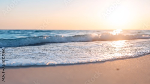 Wallpaper Mural Soft sunset over a tranquil beach Torontodigital.ca