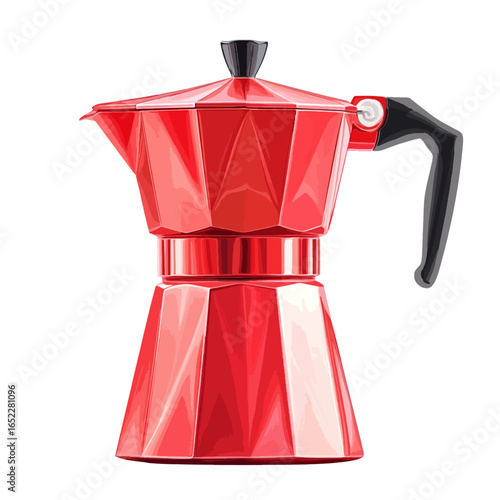 Red coffee maker