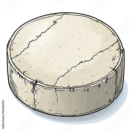 Vector illustration of a concrete 