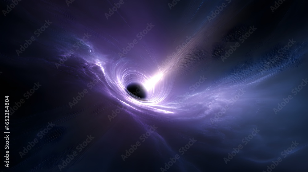 Obraz premium Abstract illustration of a cosmic phenomenon.